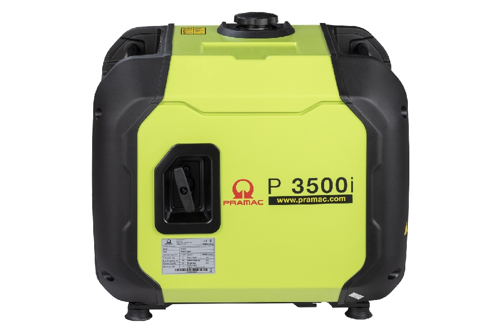 Pramac P3500i 3300W maximum output petrol inverter generator with electric start